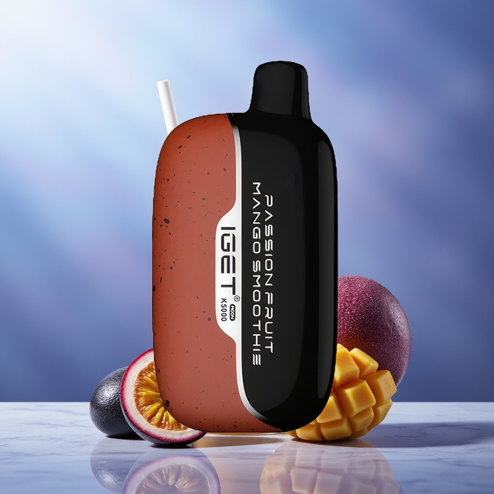 IGET Moon K5000 5000 Chupadas Batido de Fruta de la Pasión y Mango PC 1.35 Ohm