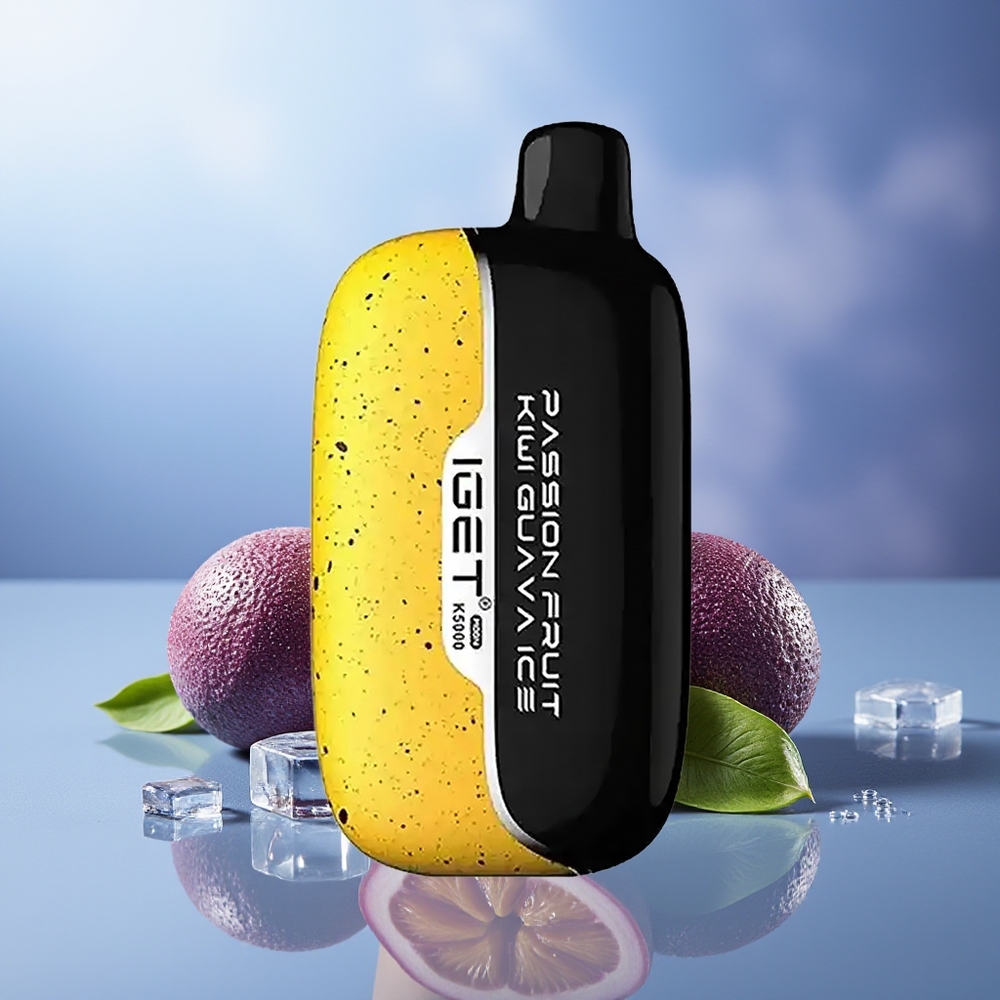 IGET Moon K5000 5000 Chupadas Vape Desechable Maracuyá Kiwi Guayaba Hielo PC 1.35 Ohm 81.5g