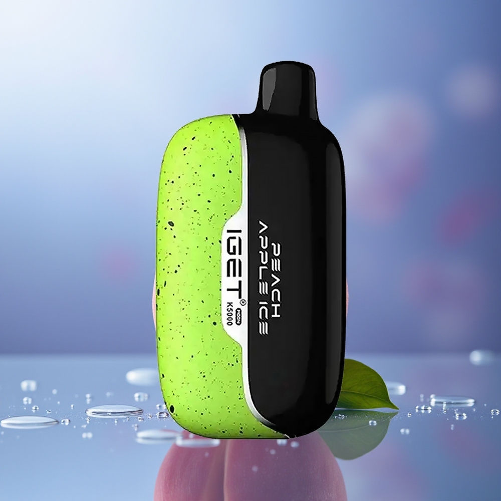 IGET Moon K5000 5000 Puffs Melocotón Manzana PC 1.35 Ohm 81.5 g
