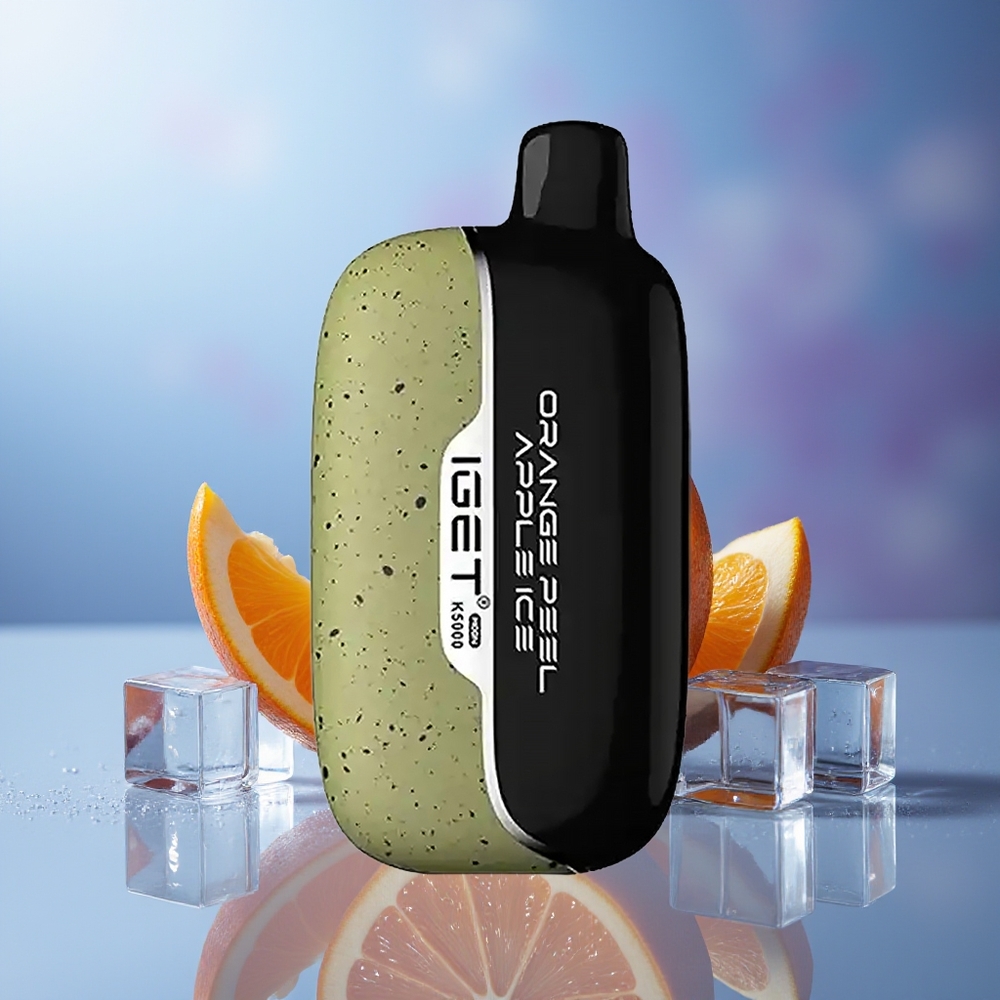 IGET Moon K5000 5000 Puffs Naranja-Manzana Hielo PC 1.35 Ohm 81.5g