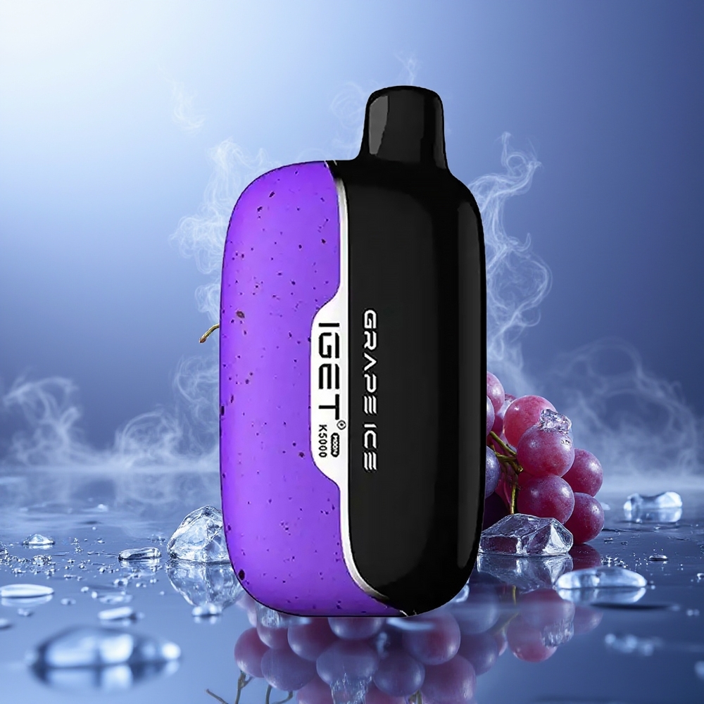 IGET Moon K5000 5000 Puffs Vape Helado de Uva PC 1.35 Ohm