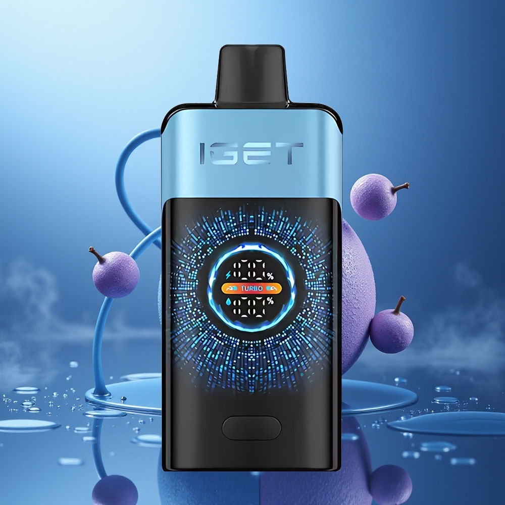 IGET ONE 12000 Puffs Monstruo Azul Pantalla Curva Grande Batería 2700 mAh Material PCTG+ALU+PC