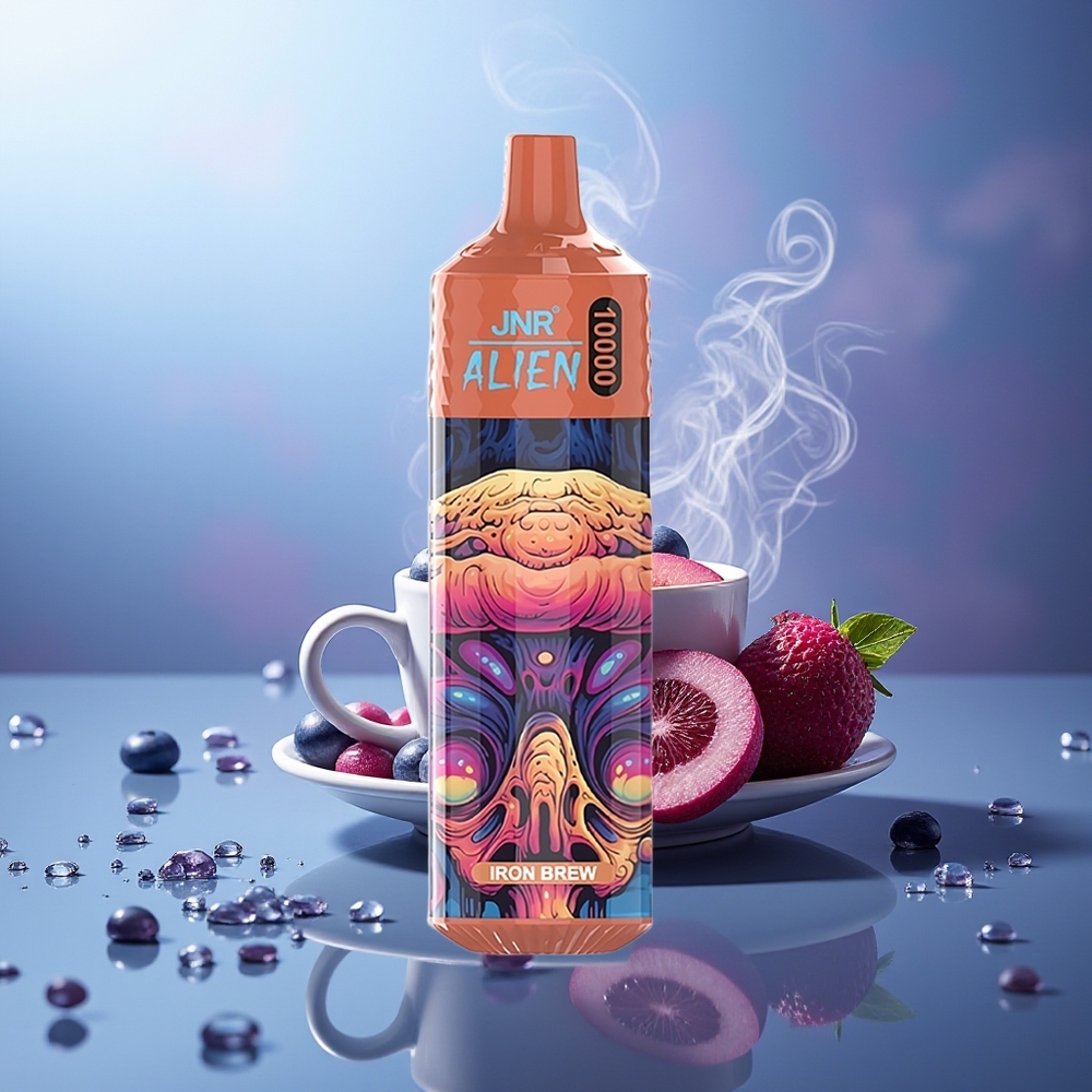 JNR Alien 10000 Chupadas Brew de Hierro 850mAh RGB 1.2 Ohm