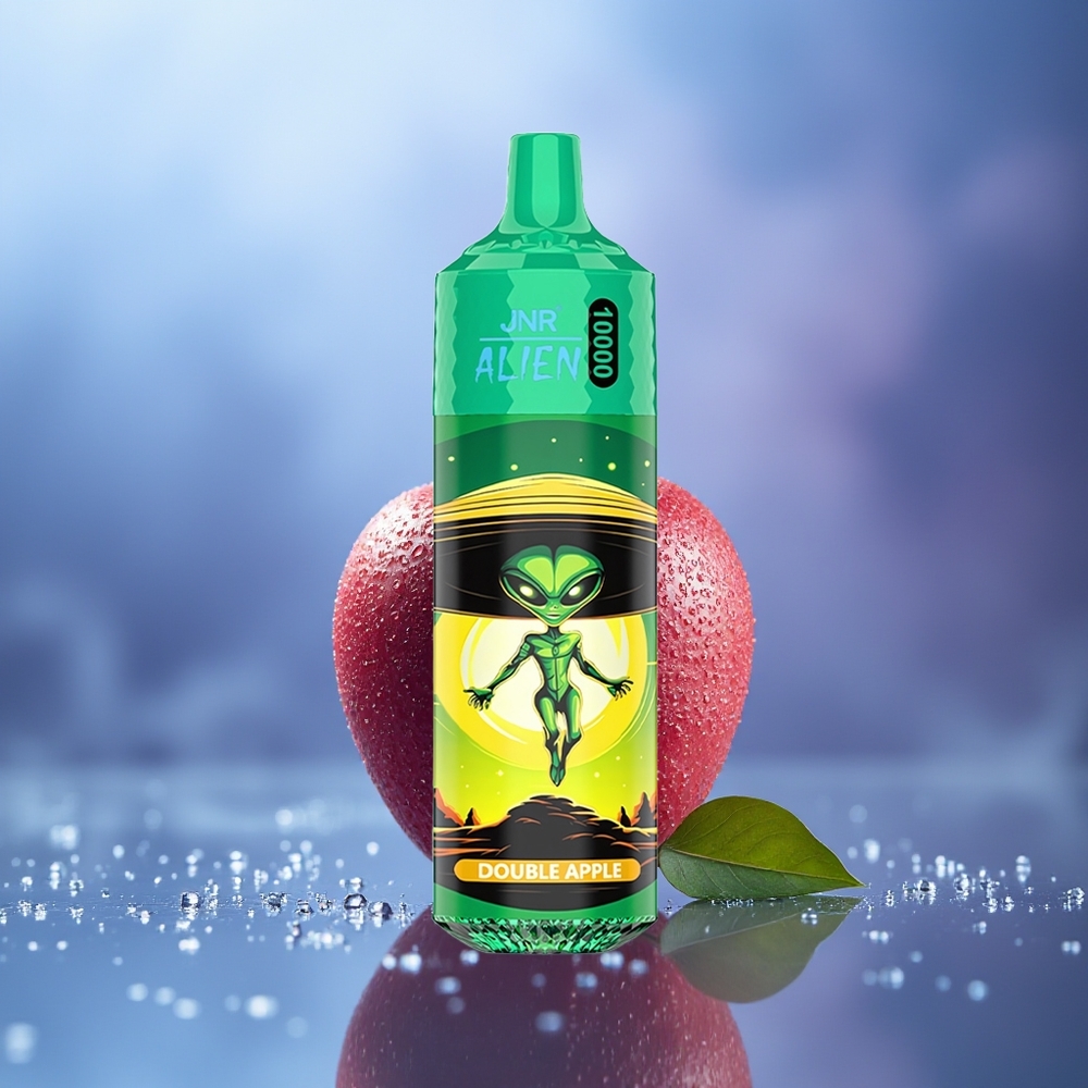 JNR Alien 10000 Puffs Doble Manzana 850mAh LED RGB Tipo-C