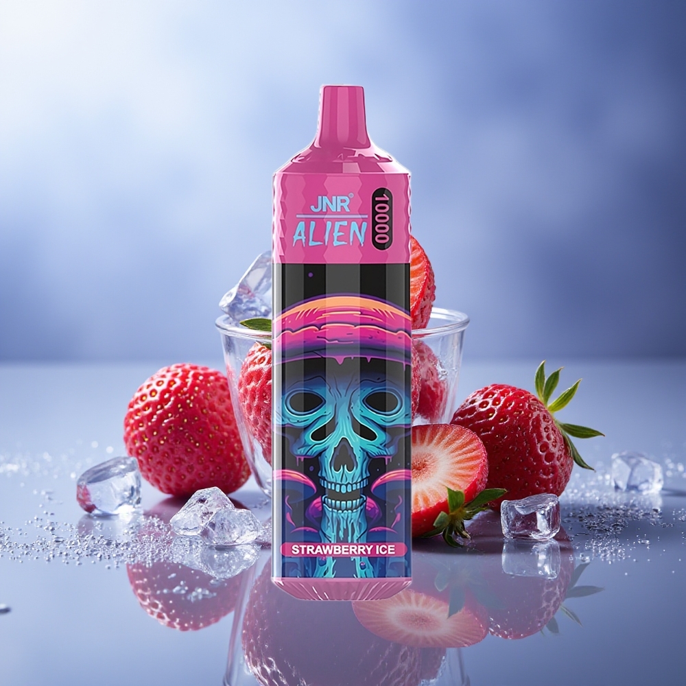 JNR Alien 10000 Puffs Fresa Hielo 850mAh Tipo-C RGB