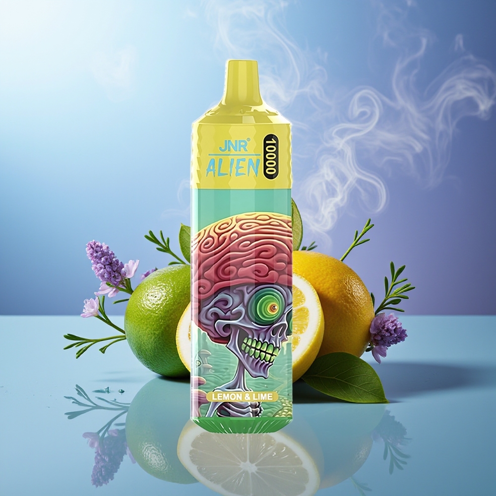 JNR Alien 10000 Puffs Limón & Lima 850mAh RGB Tipo-C