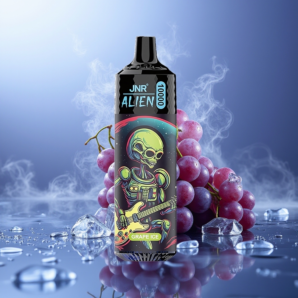 JNR Alien 10000 Puffs Vino Hielo LED RGB Tipo-C Carga Rápida