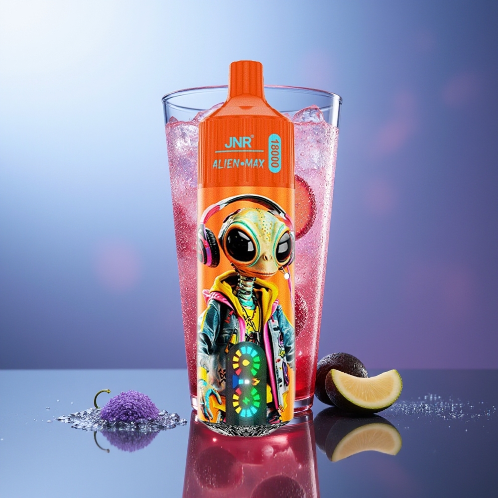 JNR Alien Max 18000 Puffs Cereza Refresco de Cola Fizzy Dual Mesh LED Tipo-C