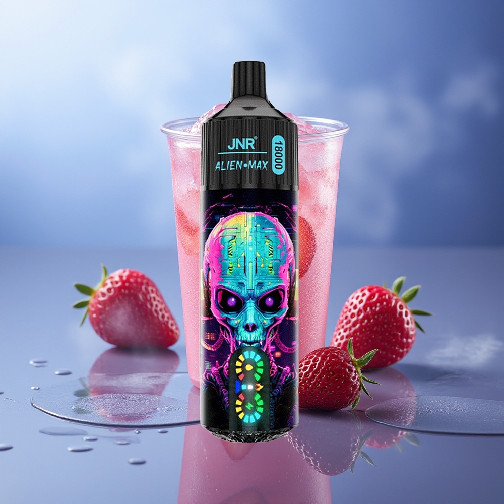 JNR Alien Max 18000 Puffs Dual Mesh Chicle Fresa 28ml Tipo-C