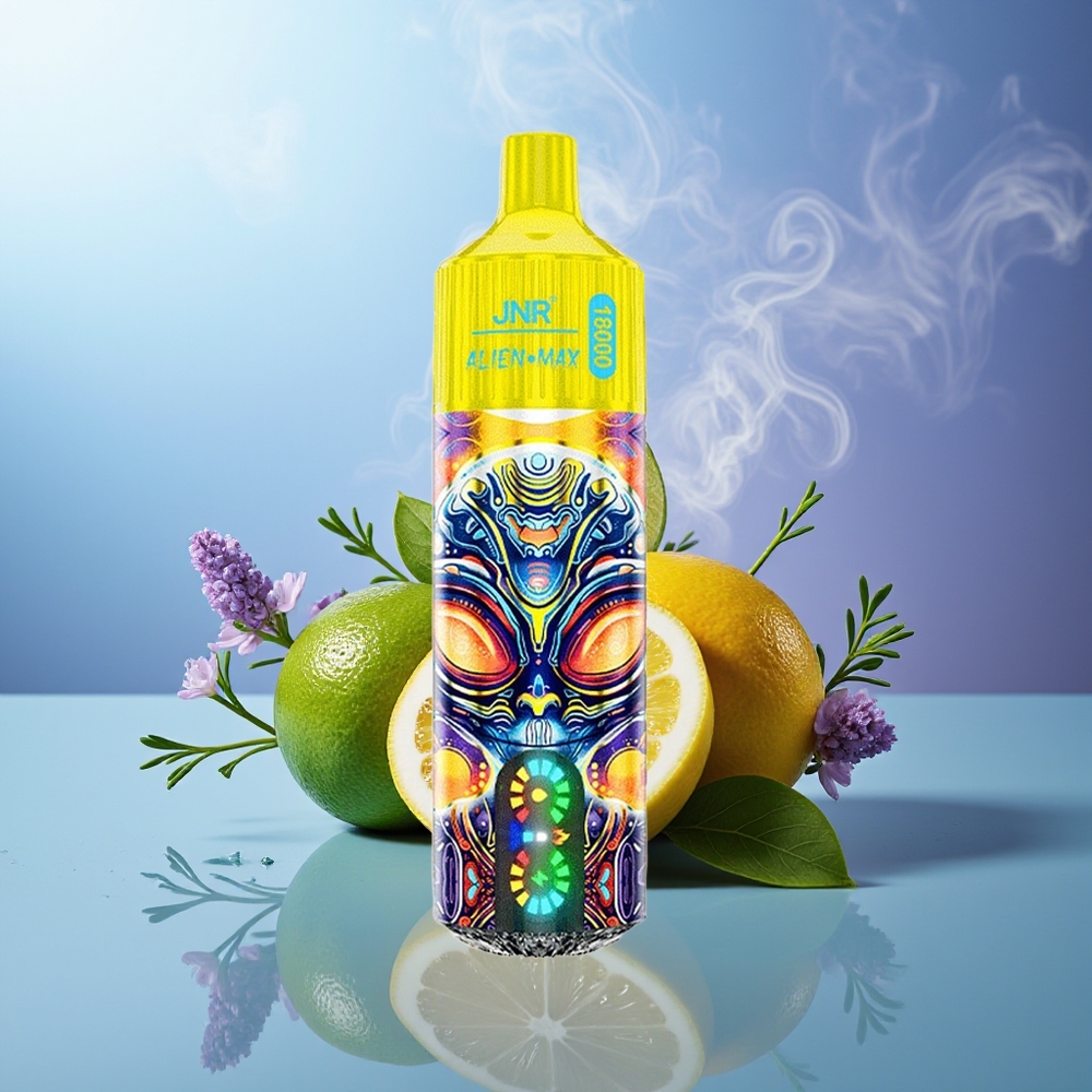 JNR Alien Max 18000 Puffs Limón y Lima Dual Mesh Coil Tipo-C 28ml