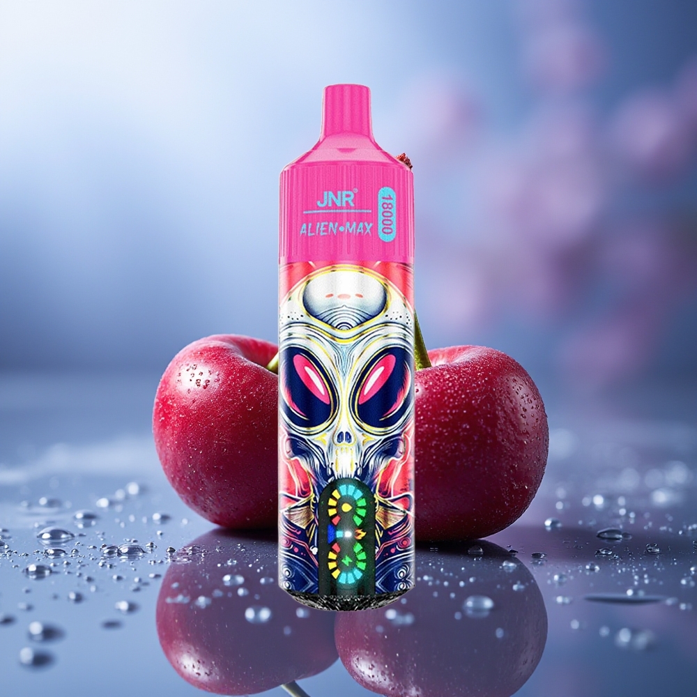 JNR Alien Max 18000 Pufos Dual Mesh Cereza Baya LED Tipo-C