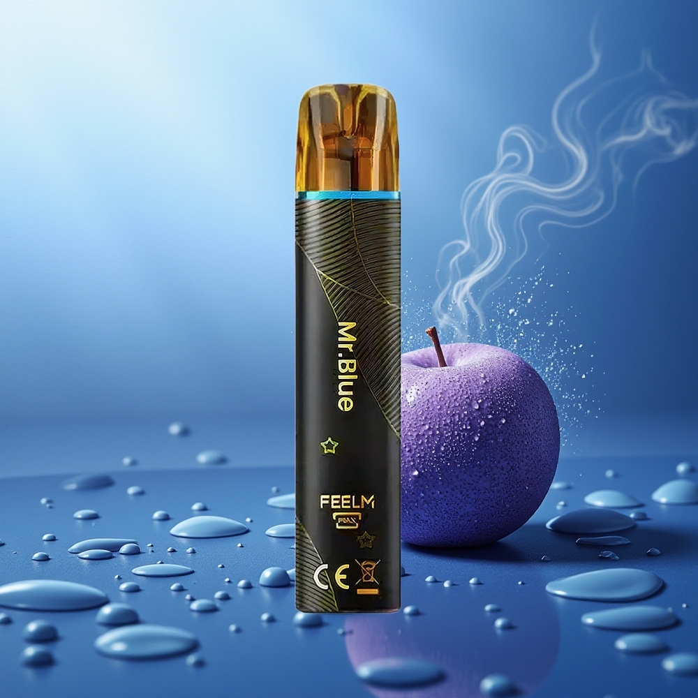 JNR Black&Golden 800 Puffs 550mAh 2ml Azul Mr Blue