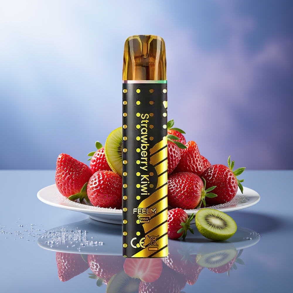 JNR Black&Golden 800 Puffs Fresa Kiwi 550mAh 2ml 2% Nic