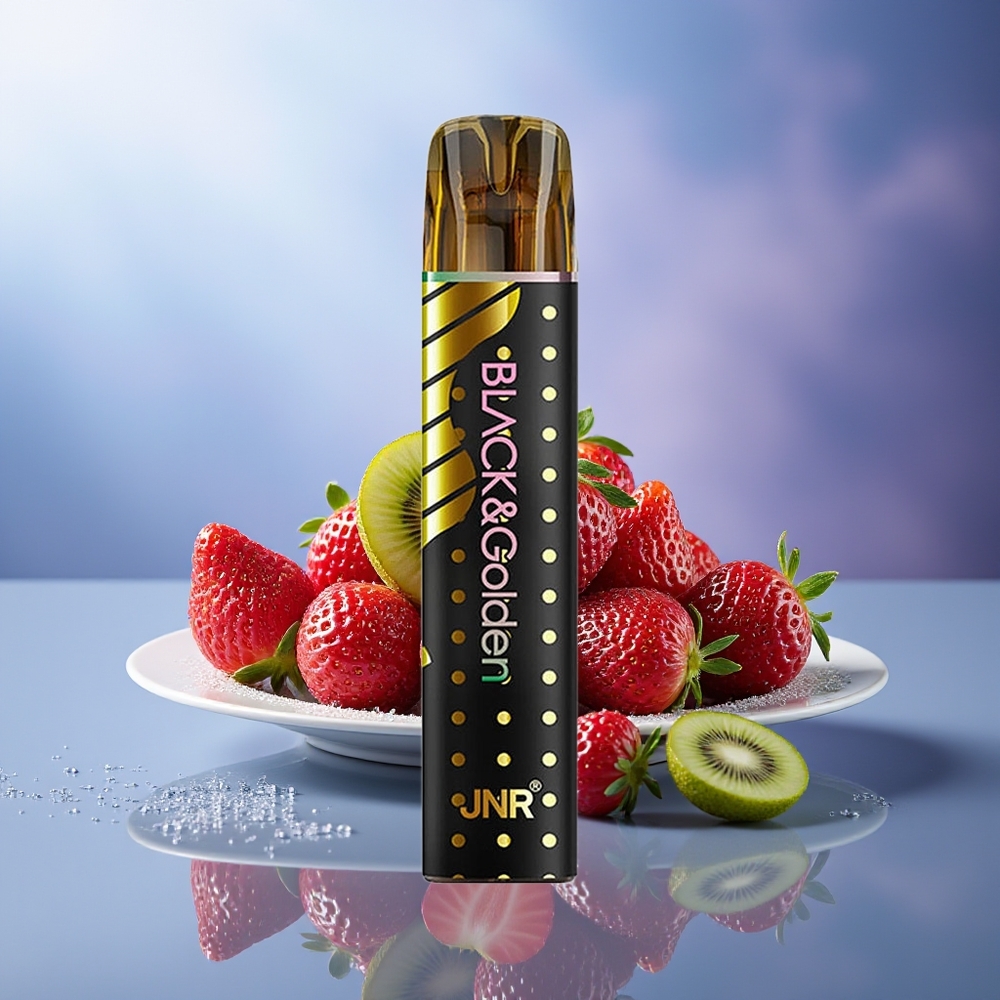 JNR Black&Golden 800 Puffs Fresa Kiwi 550mAh 2ml 2% Nic