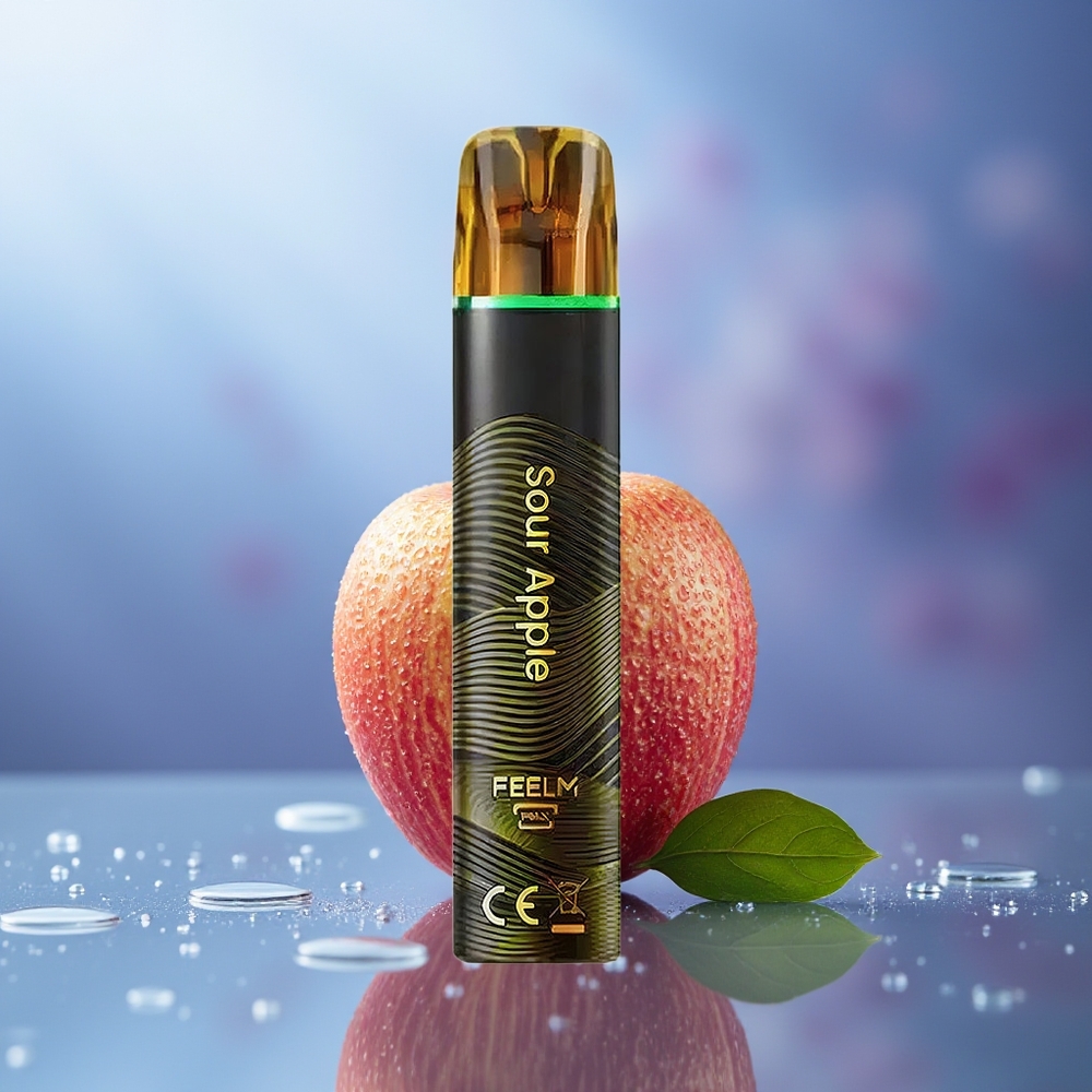 JNR Black&Golden 800 Puffs Manzana Ácida 2ml 2% No Charge