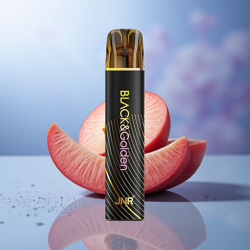 JNR Black&Golden 800 Puffs Melocotón Mango 550mAh 2ml 2%