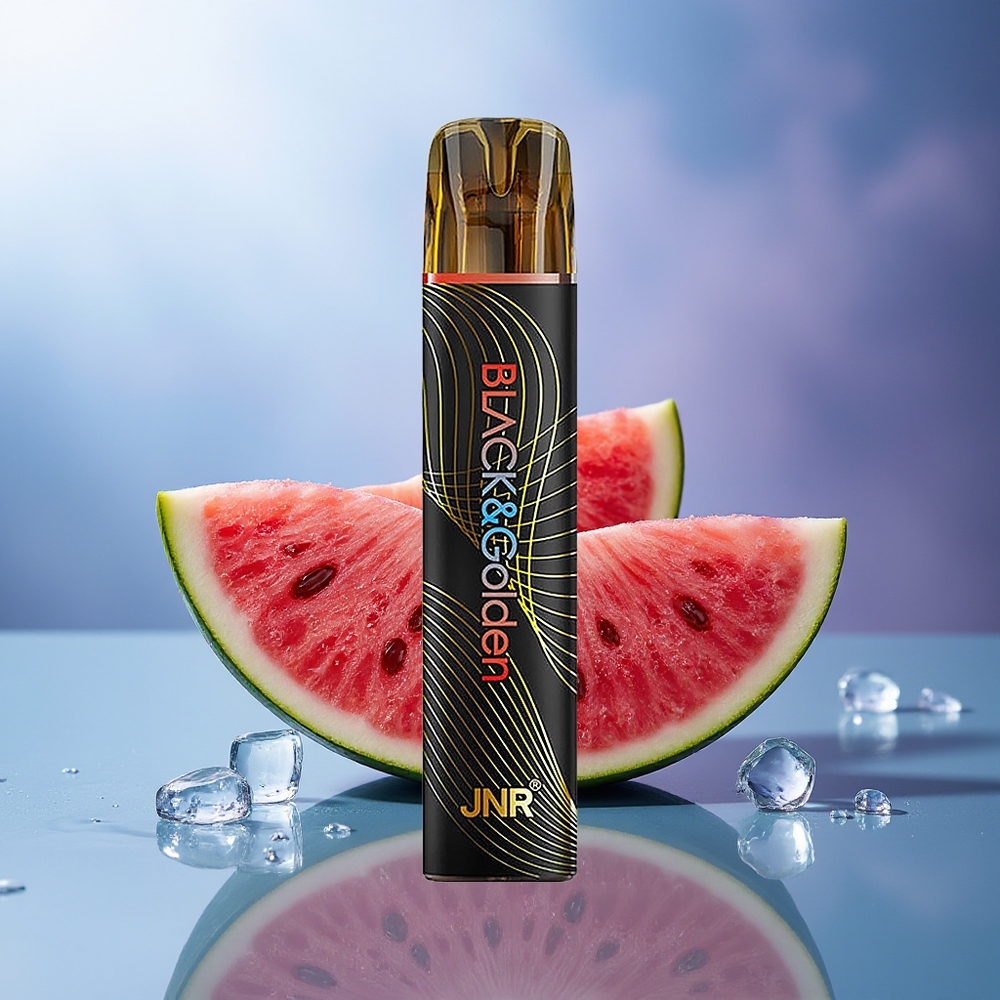 JNR Black&Golden 800 Puffs Sandía Hielo 550mAh 2ml 2% Nic