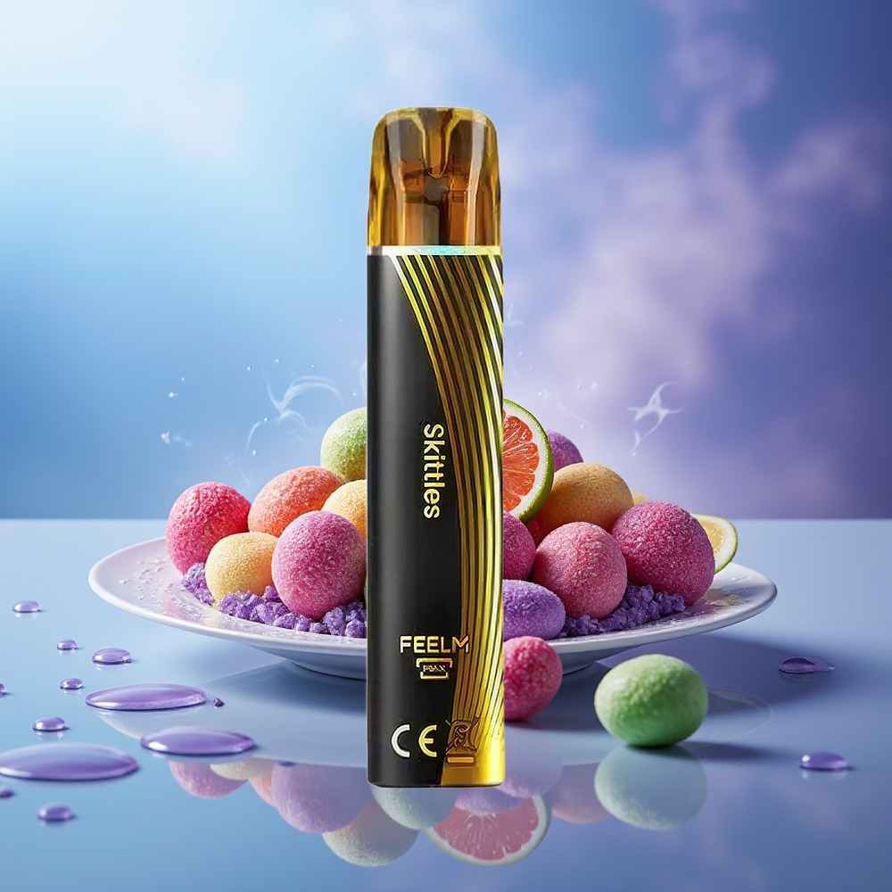 JNR Black&Golden 800 Puffs Skittles 2ml 2% Sin Carga