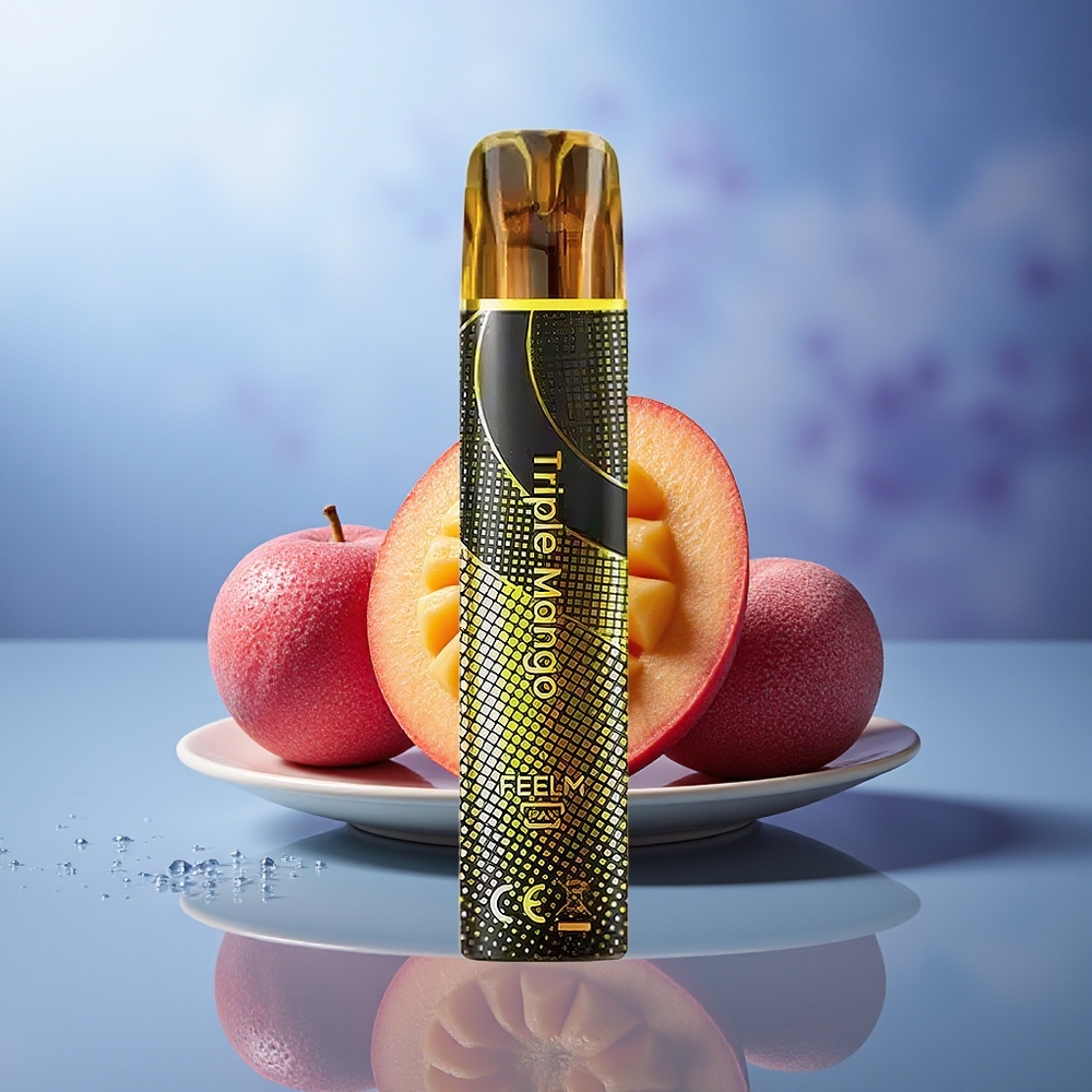 JNR Black&Golden 800 Puffs Triple Mango Sin Carga 550mAh 2ml