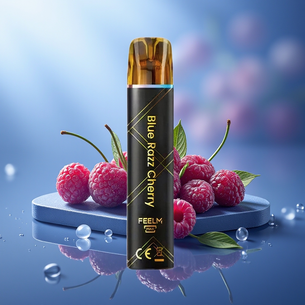 JNR Black&Golden 800 Puffs Vape Desechable Frambuesa Azul Cereza 550mAh 2ml 2% Nicotina