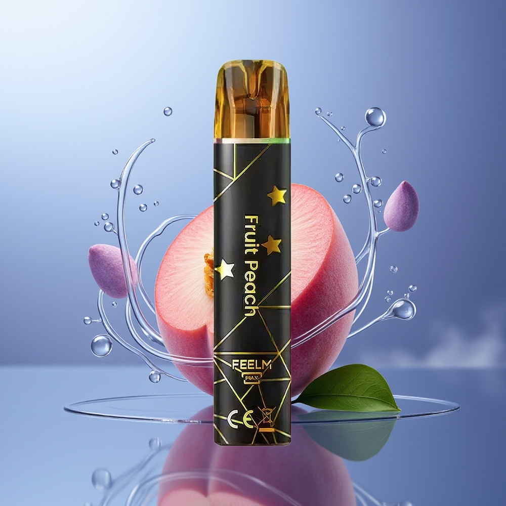 JNR Black&Golden 800 Puffs Vape Desechable Melocotón 550mAh 2ml 2% Nicotina