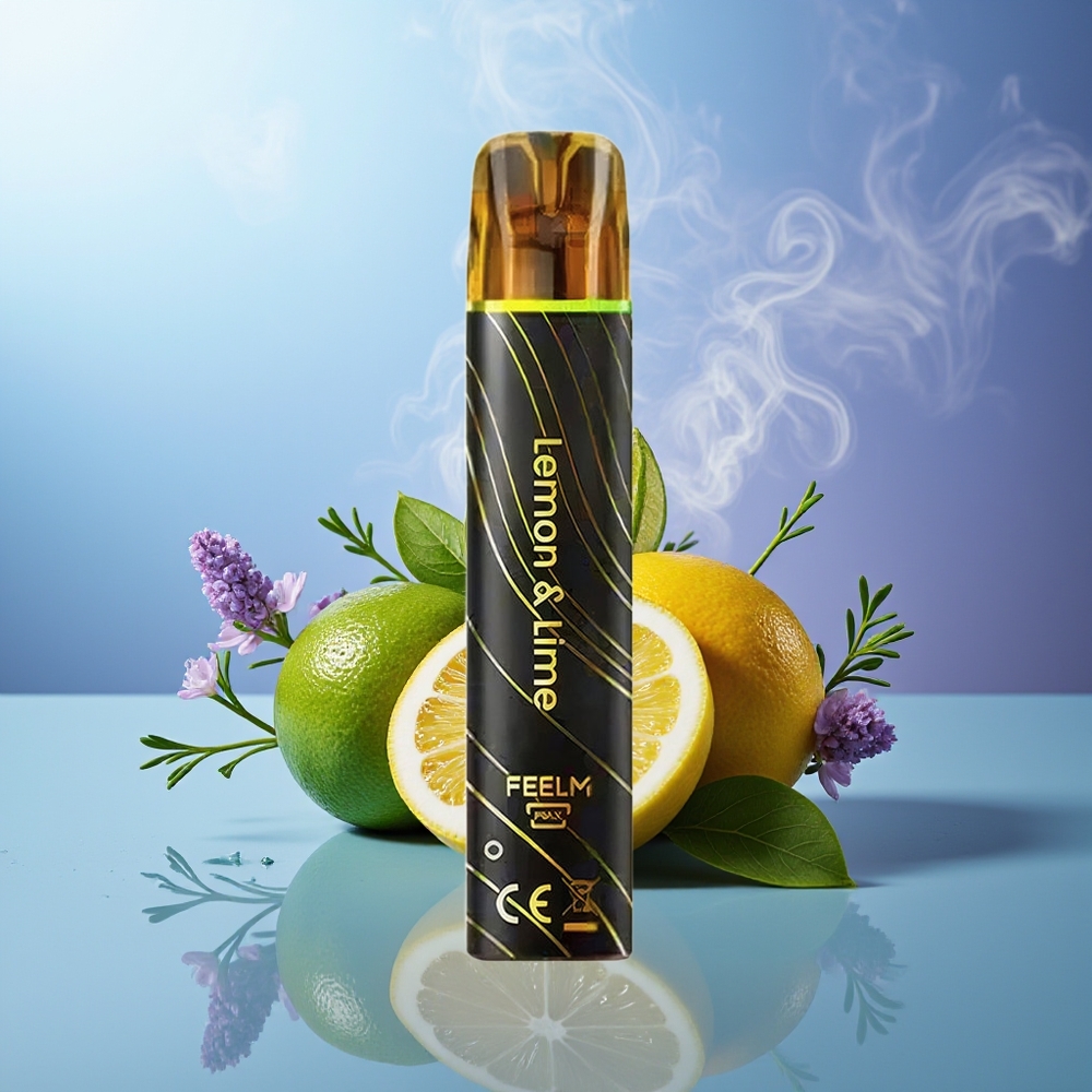 JNR Black&Golden 800 Puffs Vape Limón & Lima 550mAh 2ml 2%