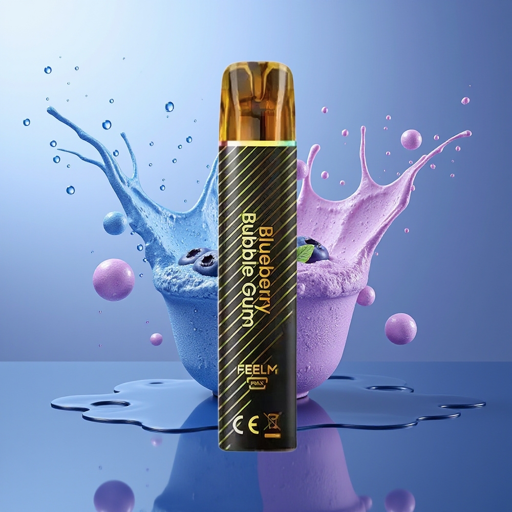 JNR Black&Golden 800 Pufos Chicle Arándano Azul 550mAh 2ml 2%