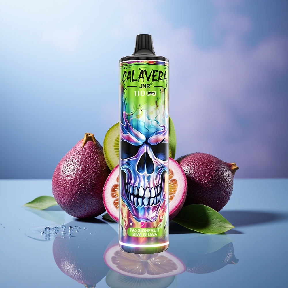JNR Calavera 11000 Bocados Maracuyá Kiwi Guayaba Tipo-C 850mAh 21ml