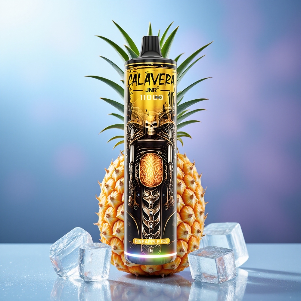 JNR Calavera 11000 Puffs 850mAh 21ml Piña Hielo Vape Desechable