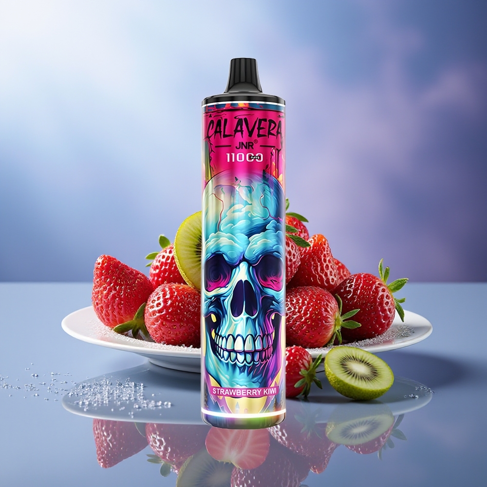 JNR Calavera 11000 Puffs Fresa Kiwi Tipo-C 850mAh 21ml