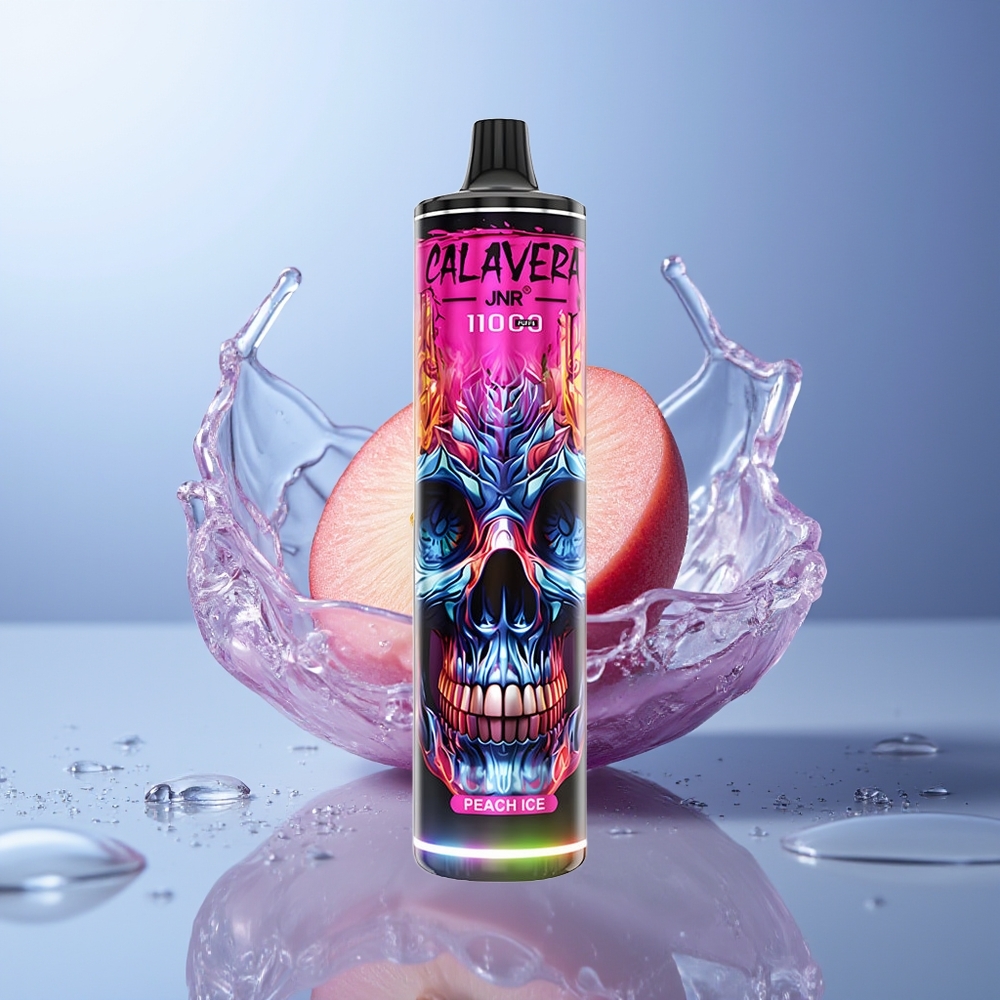 JNR Calavera 11000 Puffs Peach Ice 850mAh 21ml 1.0ohm