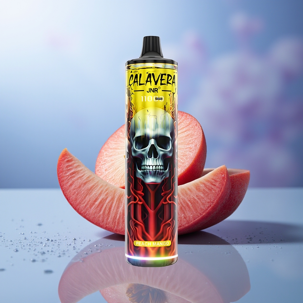 JNR Calavera 11000 Puffs Peach Mango (Durazno Mango) Tipo-C 850mAh 21ml