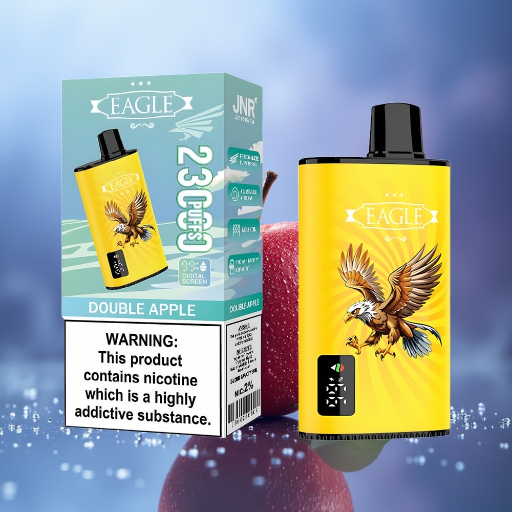 JNR EAGLE Smart 23000 Puffs Doble Manzana Pantalla Digital Bobina Mesh 1.0ohm Batería 750mAh