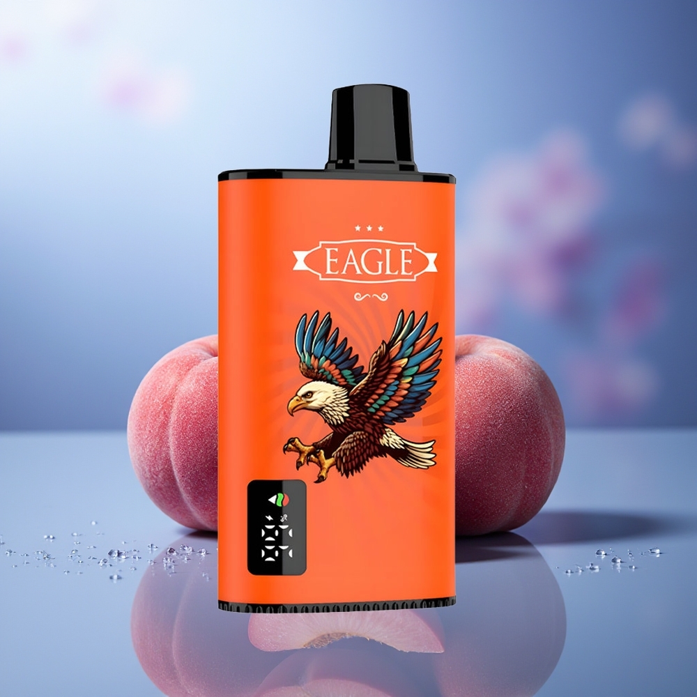 JNR EAGLE Smart 23000 Puffs Melocotones Jugosos Pantalla Digital Bobina Mesh 1.0ohm Batería 750mAh