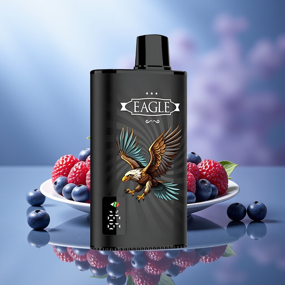 JNR EAGLE Smart 23000 Puffs Vape Desechable Bayas Mixtas Pantalla Digital Bobina Mesh 1.0ohm Batería 750mAh