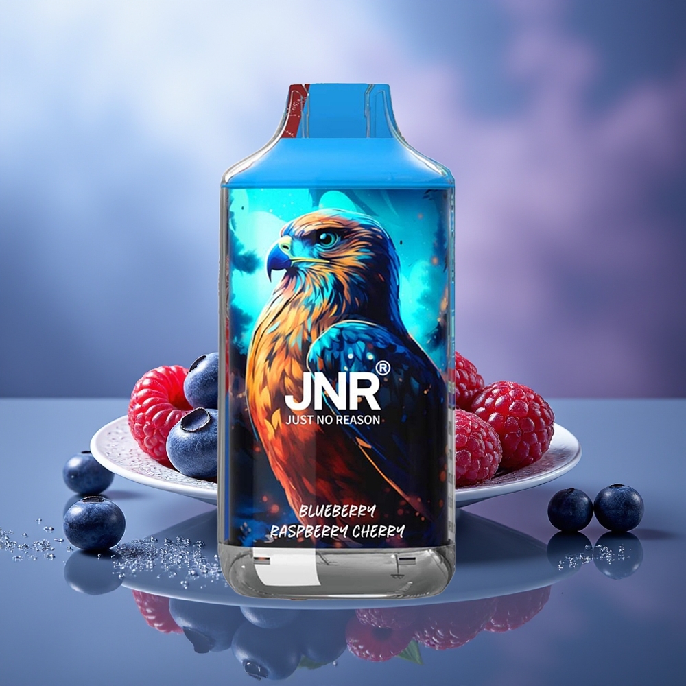 JNR Falcon 16000 Puffs Arándano Frambuesa Cereza Dual Mesh Coil Smart LED Display JNR Falcon 16000 Puffs Arándano Frambuesa Cereza Dual Mesh Coil Smart LED Display