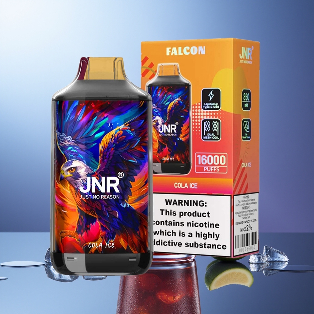 JNR Falcon 16000 Puffs Cola Hielo 850mAh 22ml Dual Mesh
