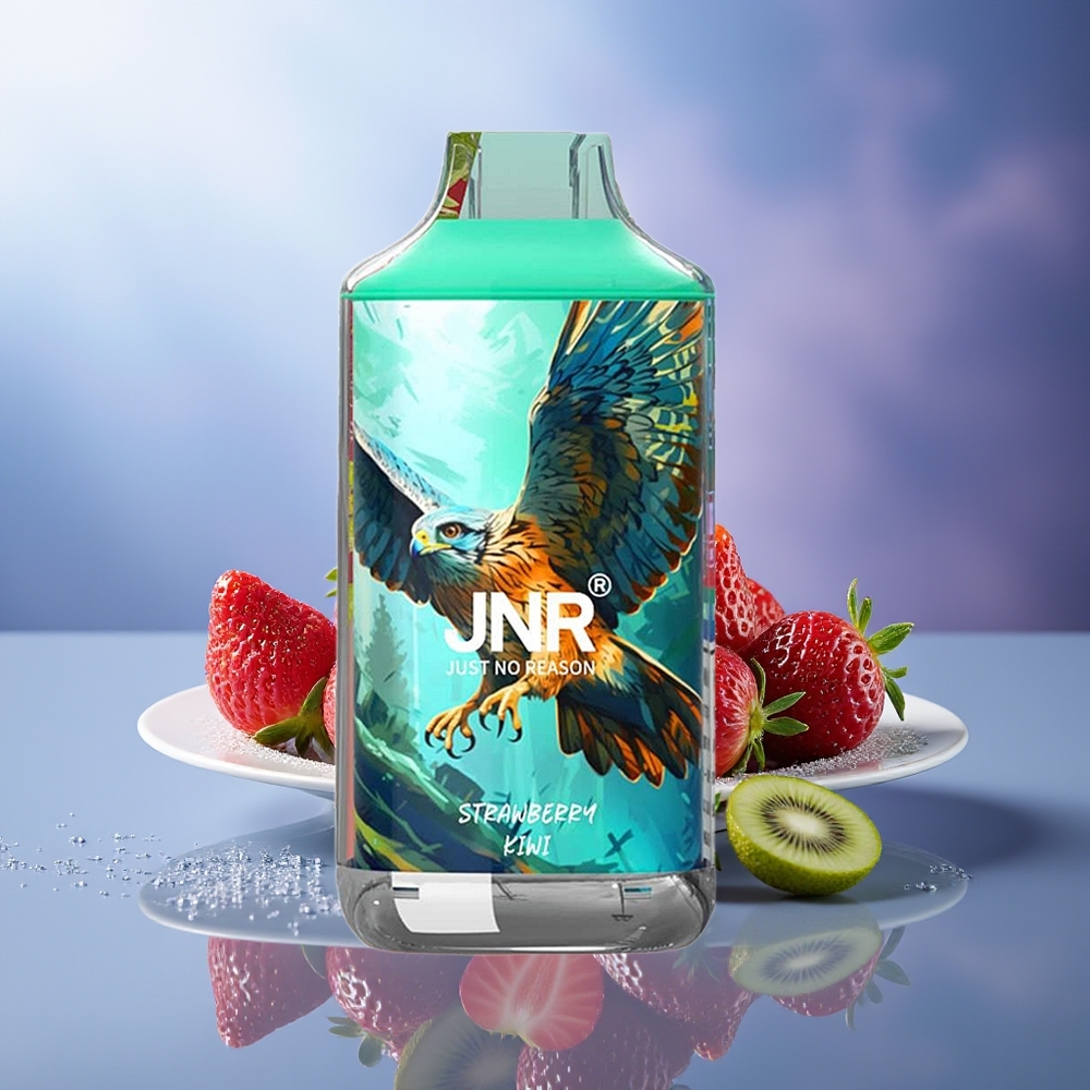 JNR Falcon 16000 Puffs Fresa Kiwi 850 mAh 22ml Dual Mesh Coil JNR Falcon 16000 Puffs Fresa Kiwi 850 mAh 22ml Dual Mesh Coil