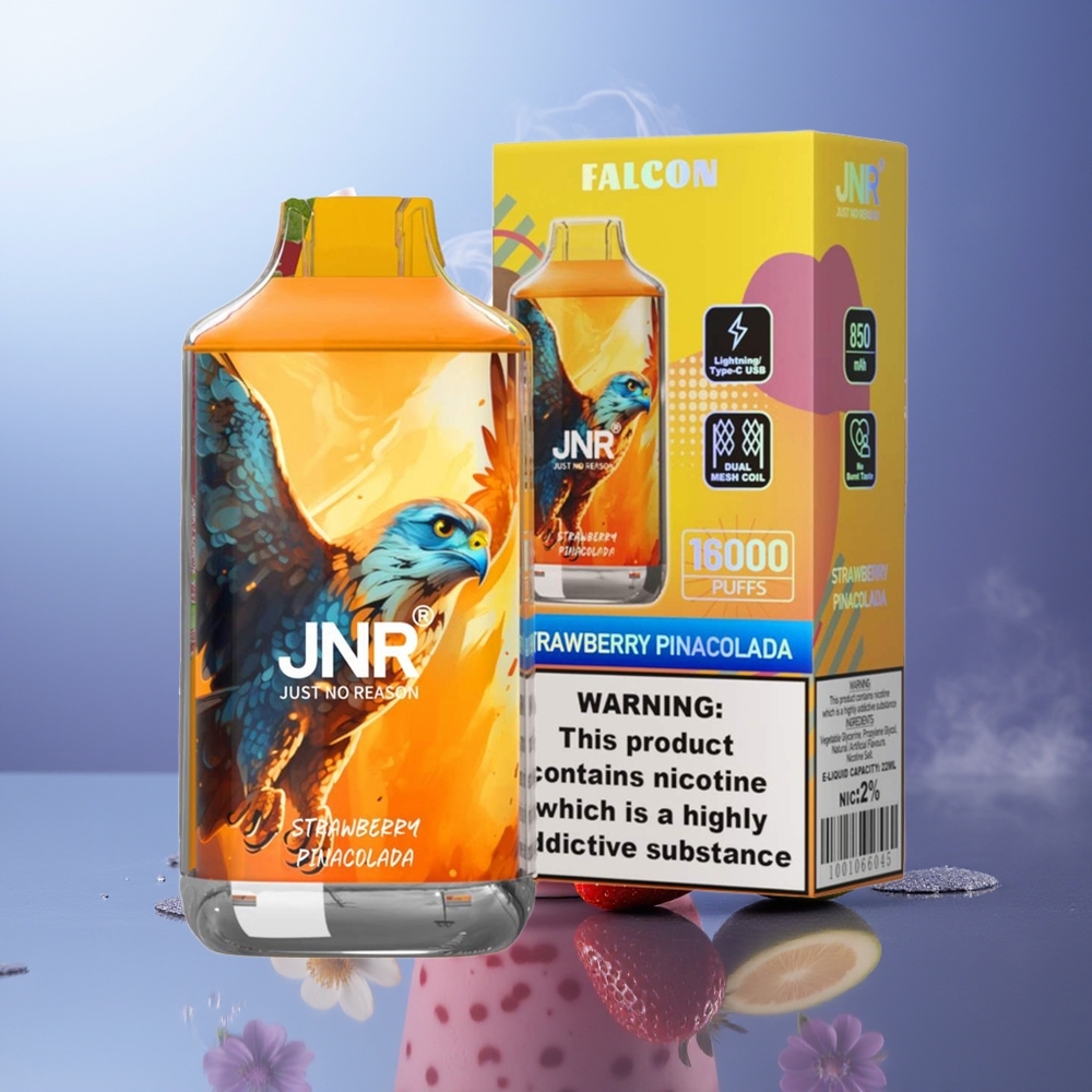 JNR Falcon 16000 Puffs Fresa Piña Colada 850mAh 22ml Dual Mesh