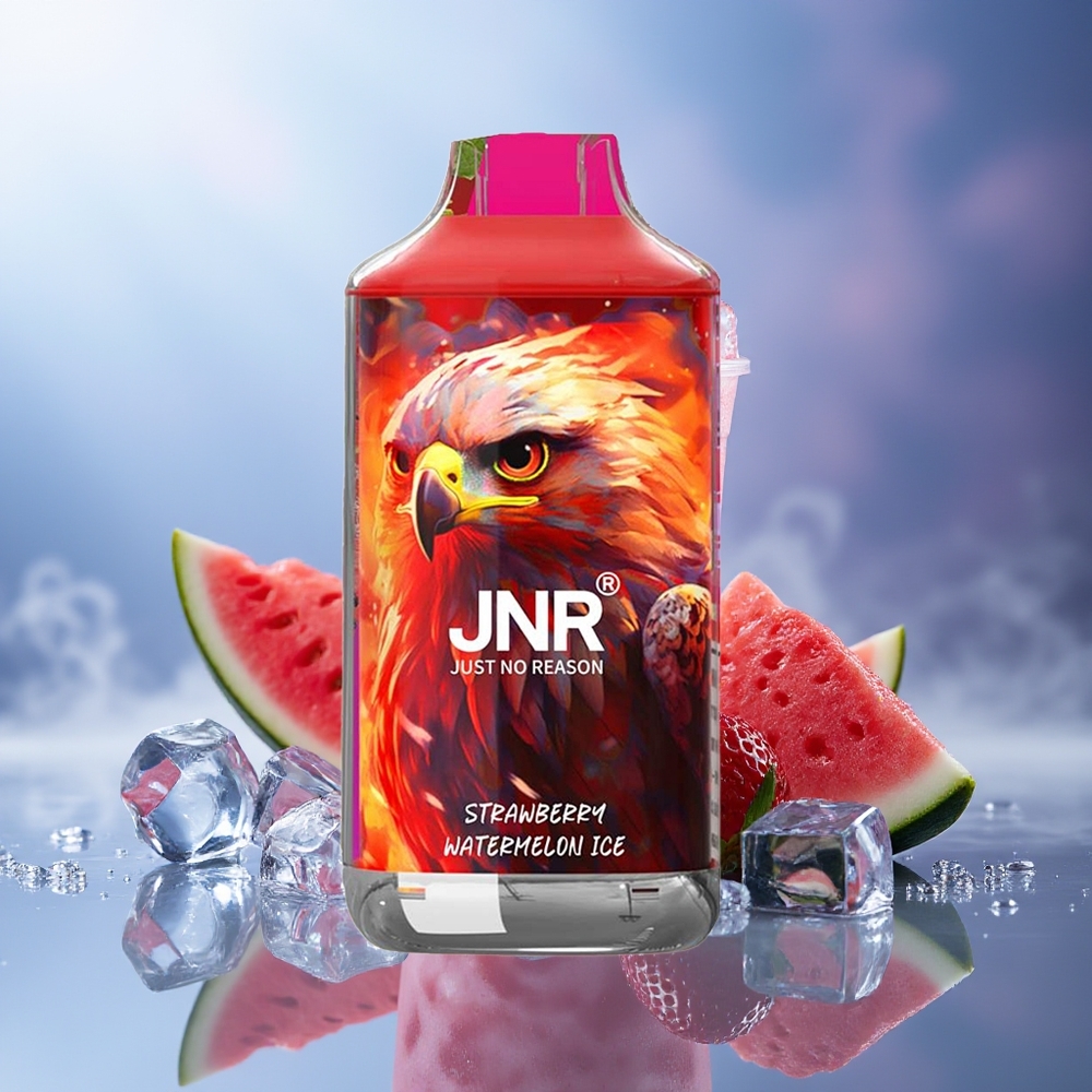 JNR Falcon 16000 Puffs Fresa Sandía Hielo 850mAh 22ml Dual Mesh Coil JNR Falcon 16000 Puffs Fresa Sandía Hielo 850mAh 22ml Dual Mesh Coil