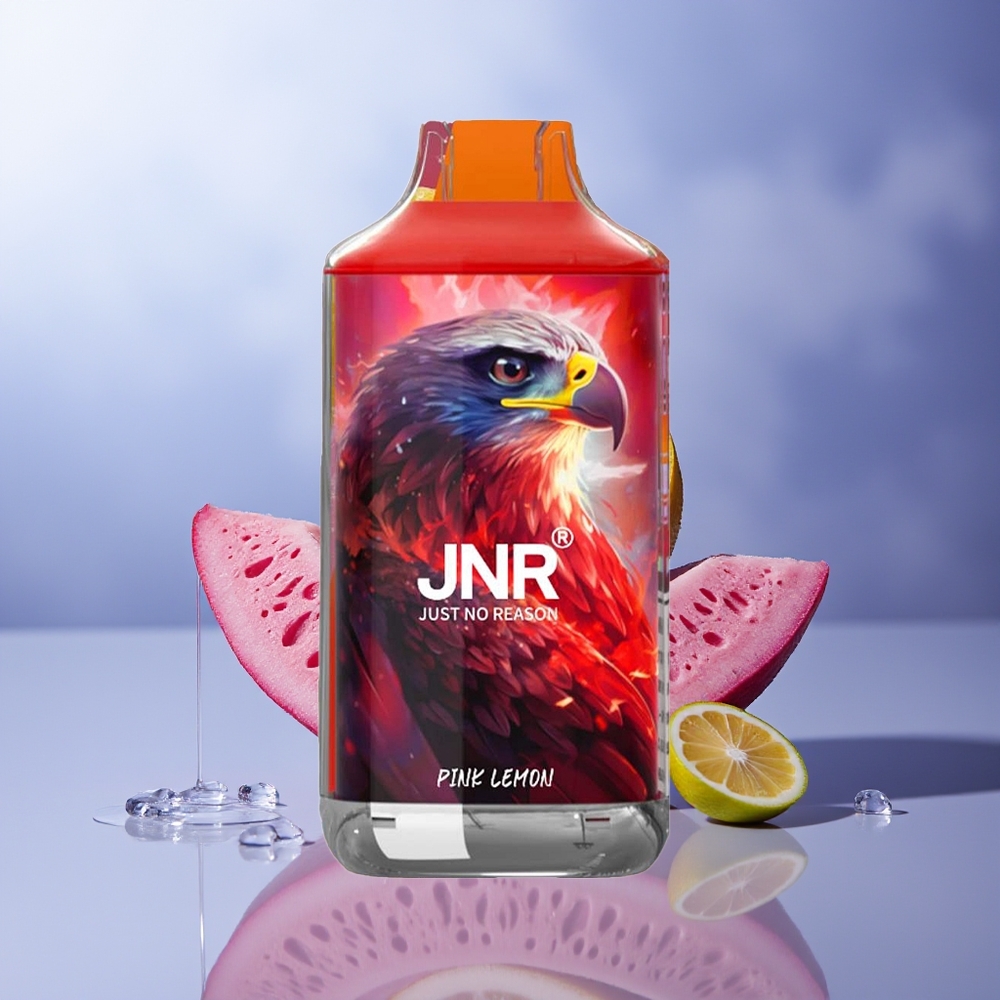 JNR Falcon 16000 Puffs Pink Limón 850 mAh 22ml Dual Mesh Coil JNR Falcon 16000 Puffs Pink Limón 850 mAh 22ml Dual Mesh Coil