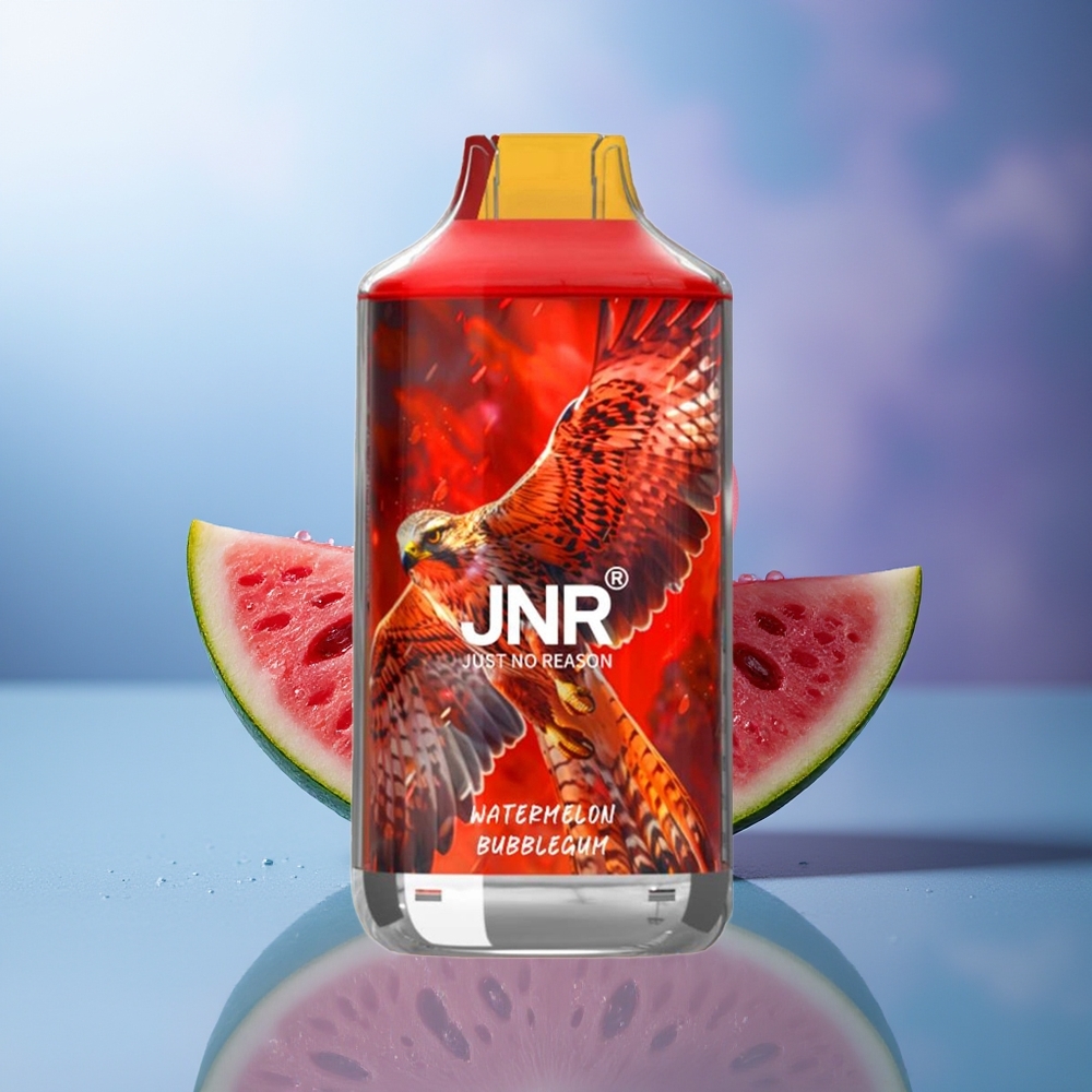 JNR Falcon 16000 Puffs Sandía Chicle 850 mAh 22ml Dual Mesh Coil JNR Falcon 16000 Puffs Sandía Chicle 850 mAh 22ml Dual Mesh Coil