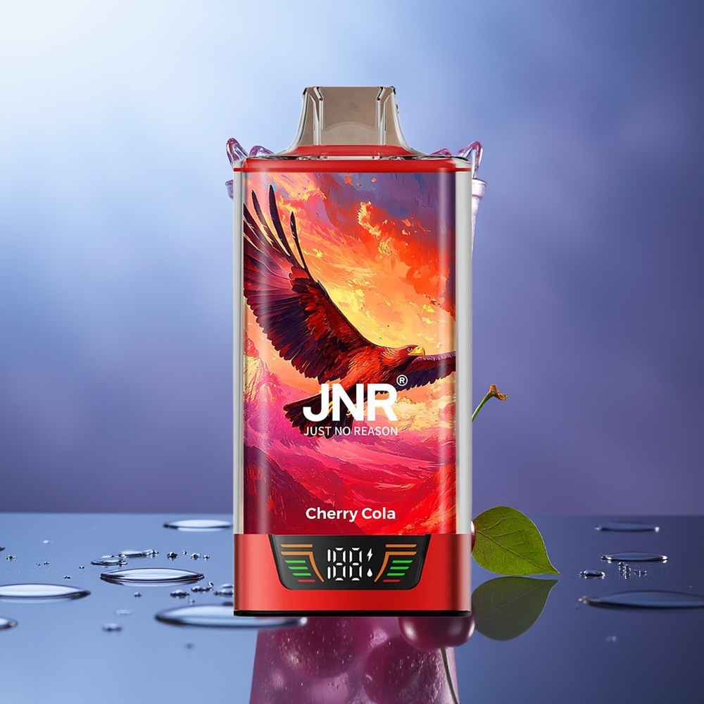 JNR Falcon Pro 28000 28000 Puffs 30ml 5% Nicotina Cereza Cola Pantalla Inteligente