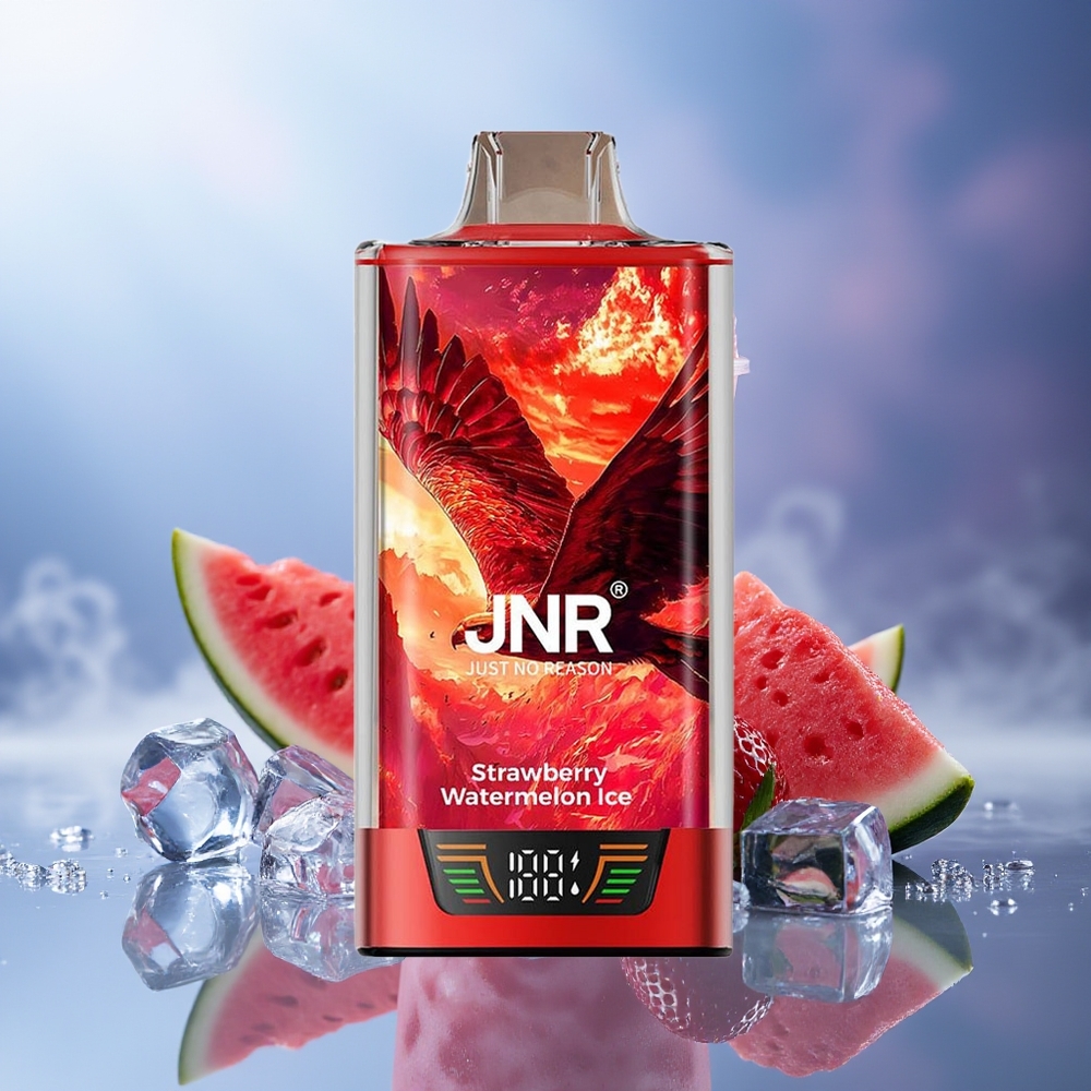 JNR Falcon Pro 28000 Fresa Sandía Helada 30ml 950mAh Dual Mesh
