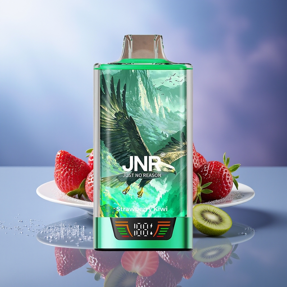 JNR Falcon Pro 28000 Puffs Fresa Kiwi 30ml 950mAh Smart Display