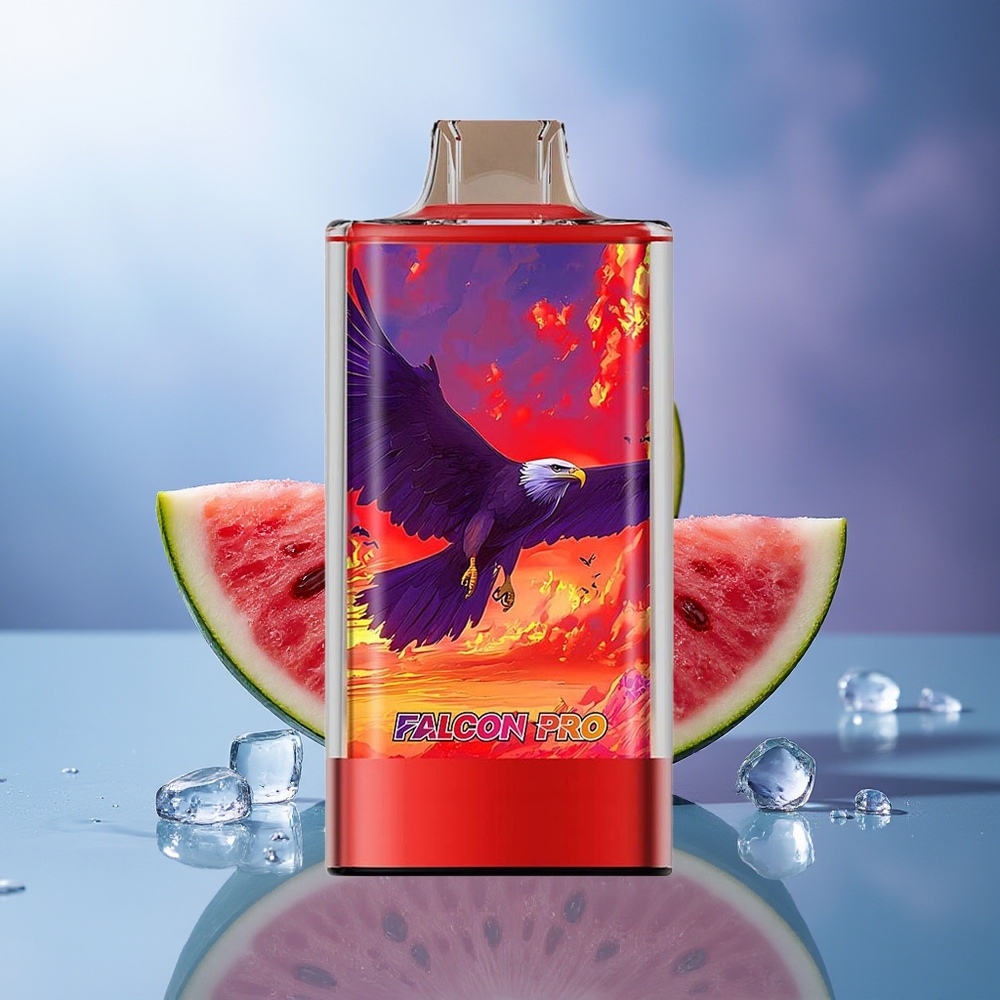 JNR Falcon Pro 28000 Puffs Sandía Hielo Smart Display Dual Mesh USB-C