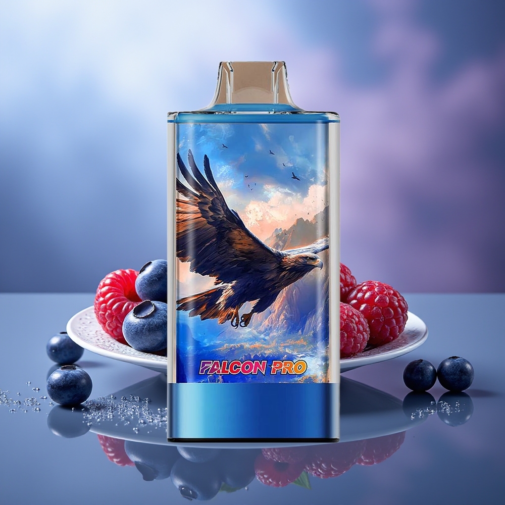 JNR Falcon Pro 28000 Pufos Arándano Frambuesa Cereza 30ml 5% USB-C