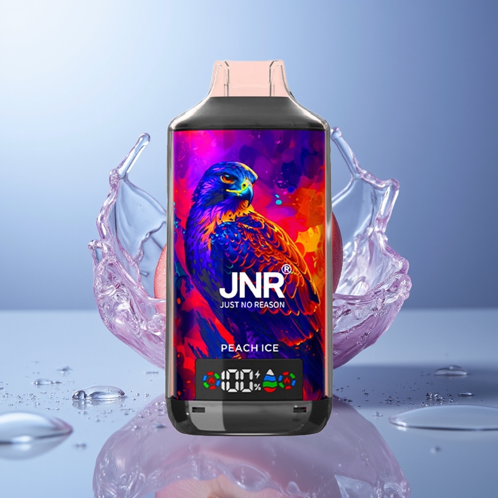 JNR Falcon X 18000 Puffs 24ml Tipo-C Durazno Hielo