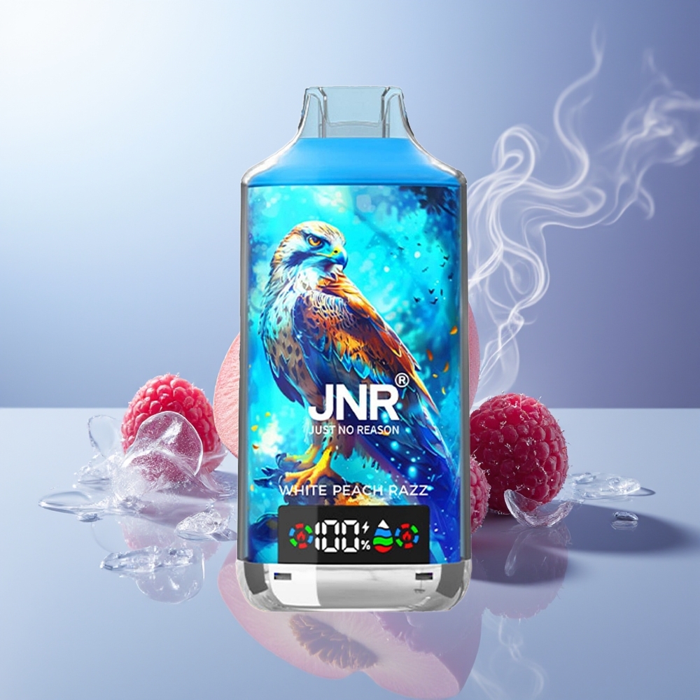 JNR Falcon X 18000 Puffs 750mAh 24ml Durazno Blanco Frambuesa