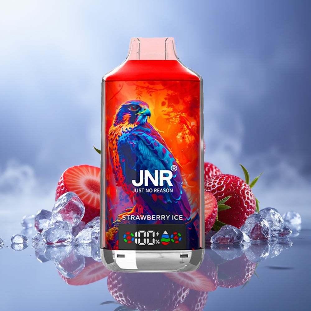 JNR Falcon X 18000 Puffs Fresa Helada 750mAh 24ml Dual Mesh